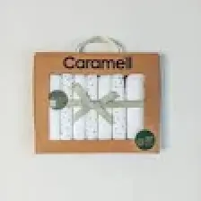 Caramell Organik 7'li Bebek Ağız Mendili 7597