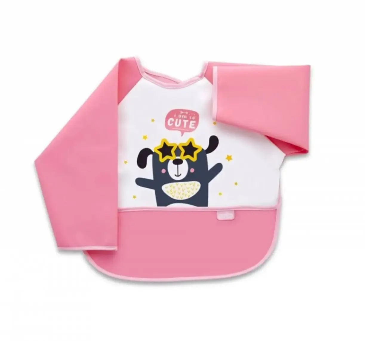 Babyjem Poli Muşamba Kollu Önlük Sarı