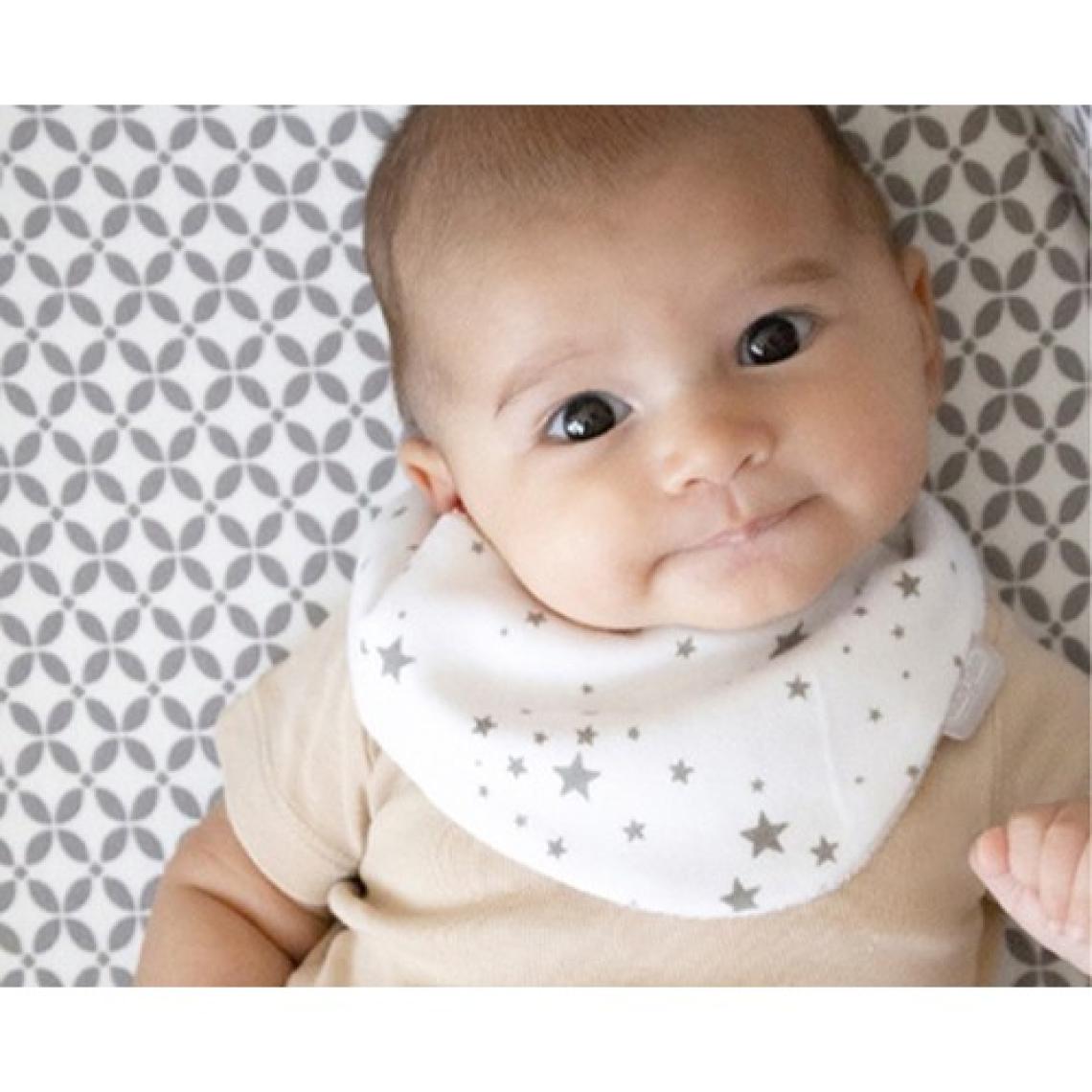 Baby Jem Çift Taraflı Kullanılabilir Yenidoğan Fular Önlük Gri