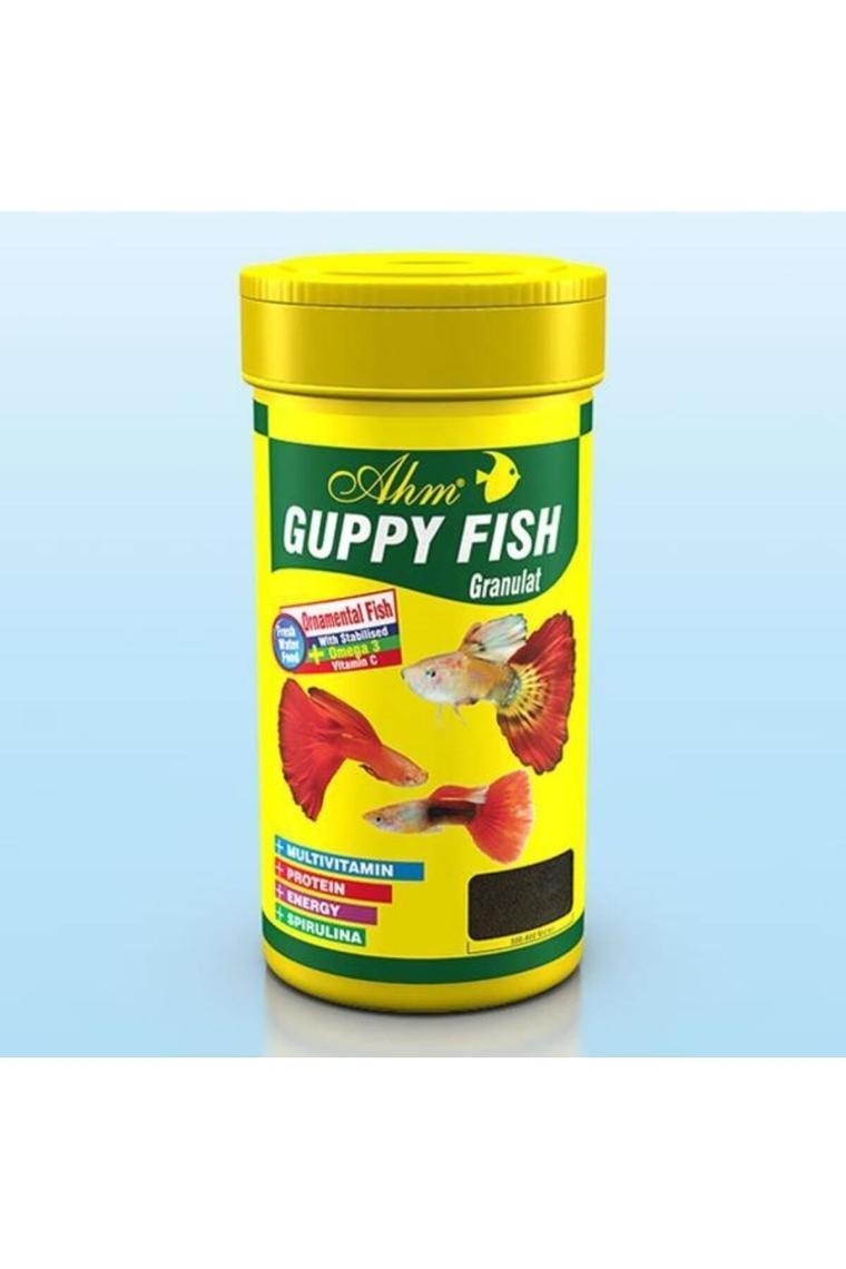 Guppy Granül Food Lepistes Balığı Yemi 250 Ml