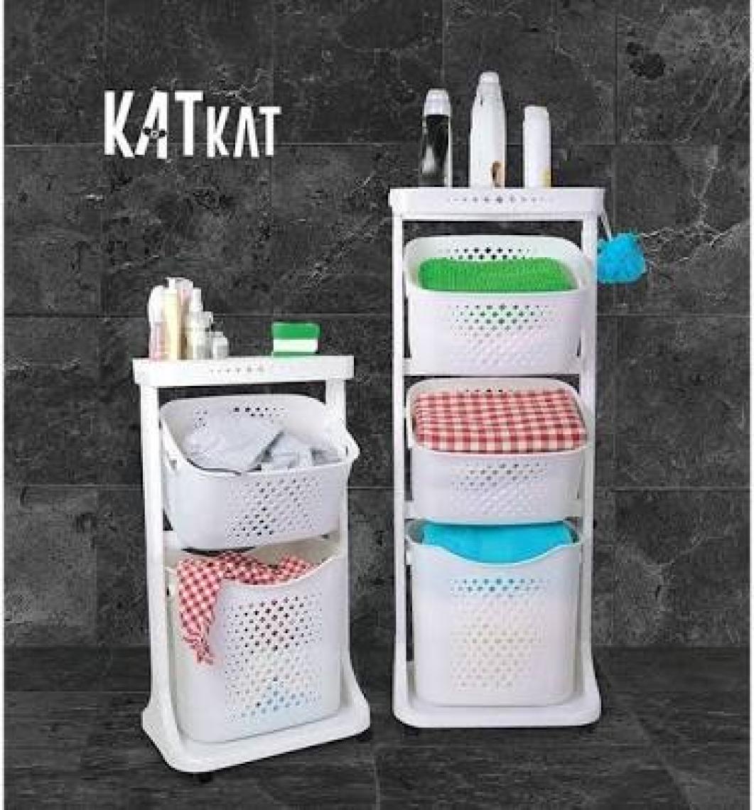 Titiz Plastik Kat Kat Sepet Organizeri No:4 Antrasit TP-750S FMA553498