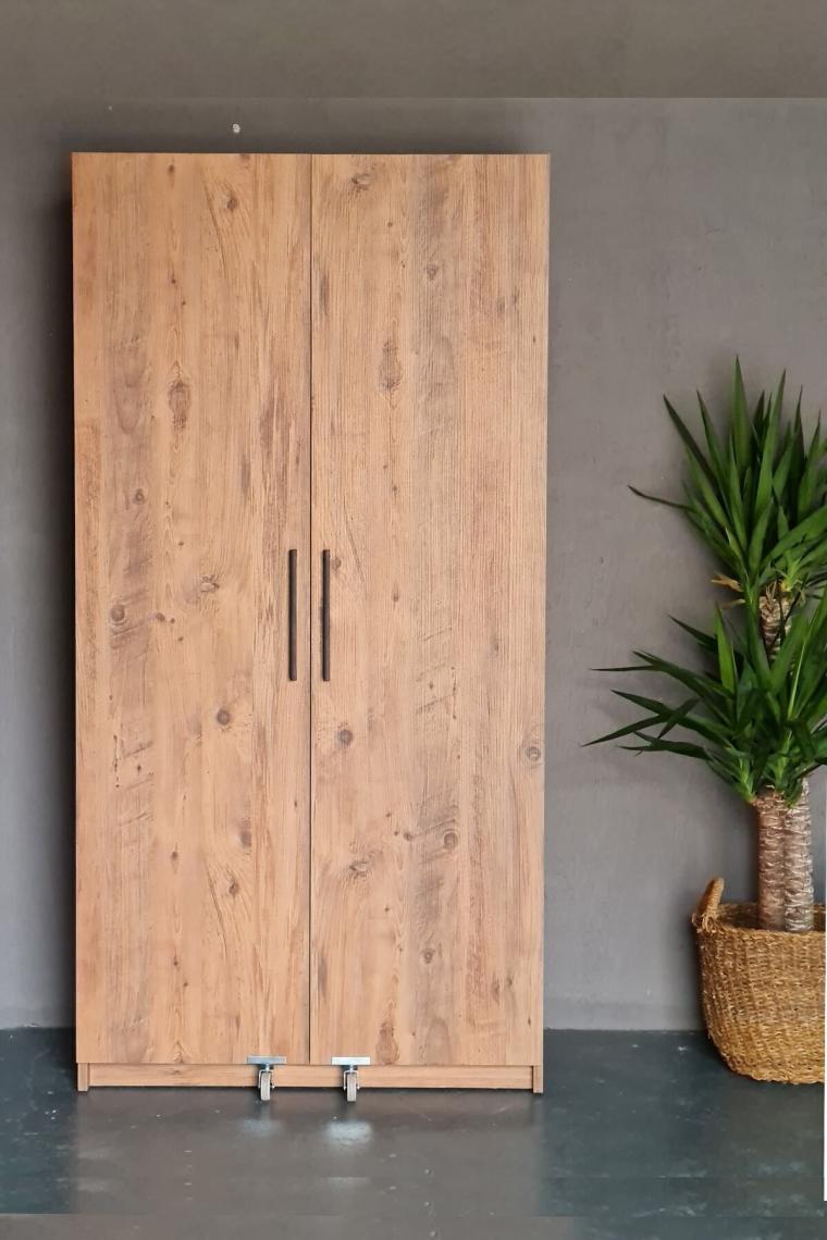 Erzak Dolabı 2 Kapak 180 cm Atlantik Çam