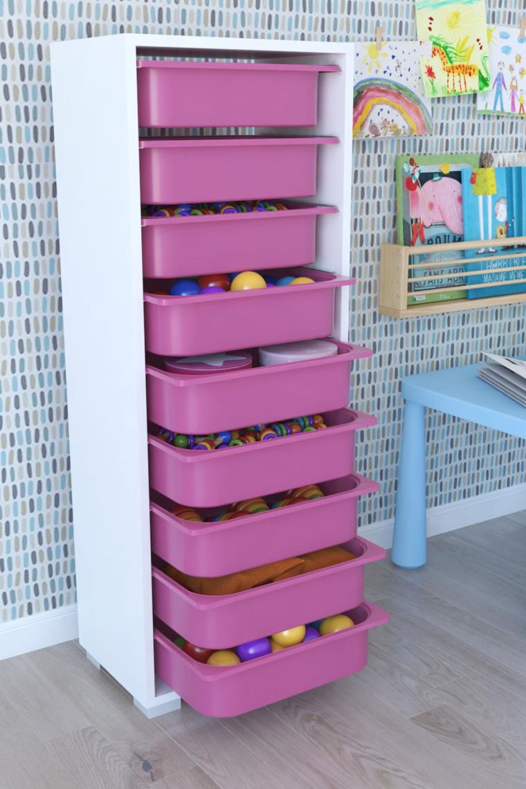 Remaks 9 Sepetli Oyuncak Dolabı Çok Amaçlı Dolap - Sarı