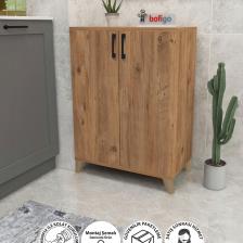 4 Raflı Çok Amaçlı Dolap Çok Amaçlı Mutfak Dolabı Banyo Dolabı Ceren Çam