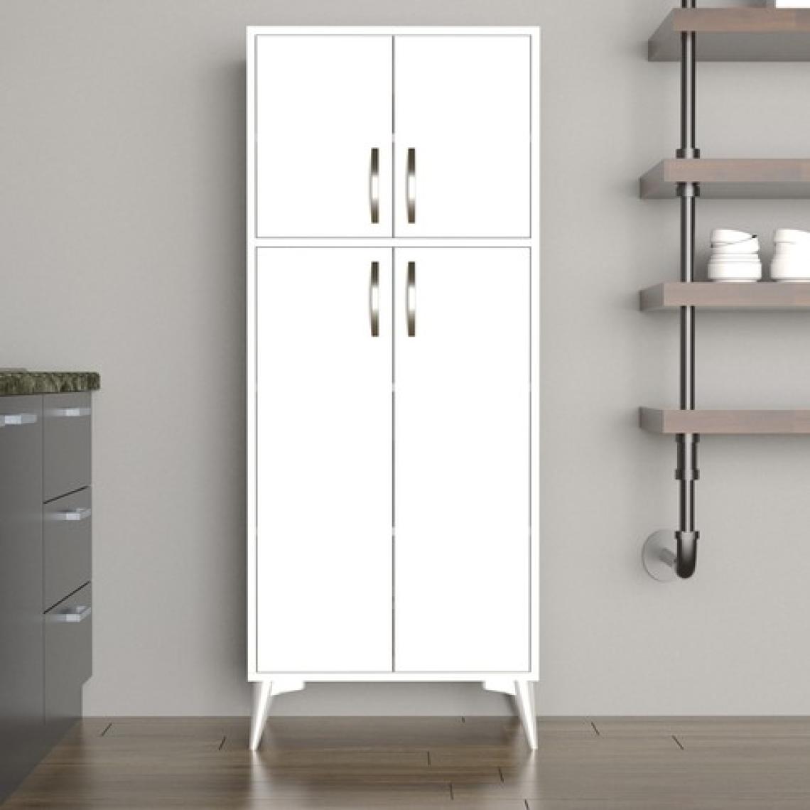 Tanmob Büyük Boy Çok Amaçlı Dolap Beyaz - MDL0101