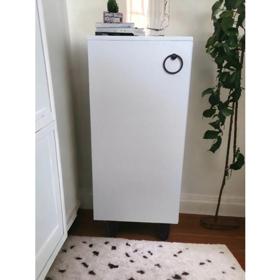 BSH Gülbay Mobilya Kapaklı Komodin -Banyo Dolabı - Çok Amaçlı Dolap