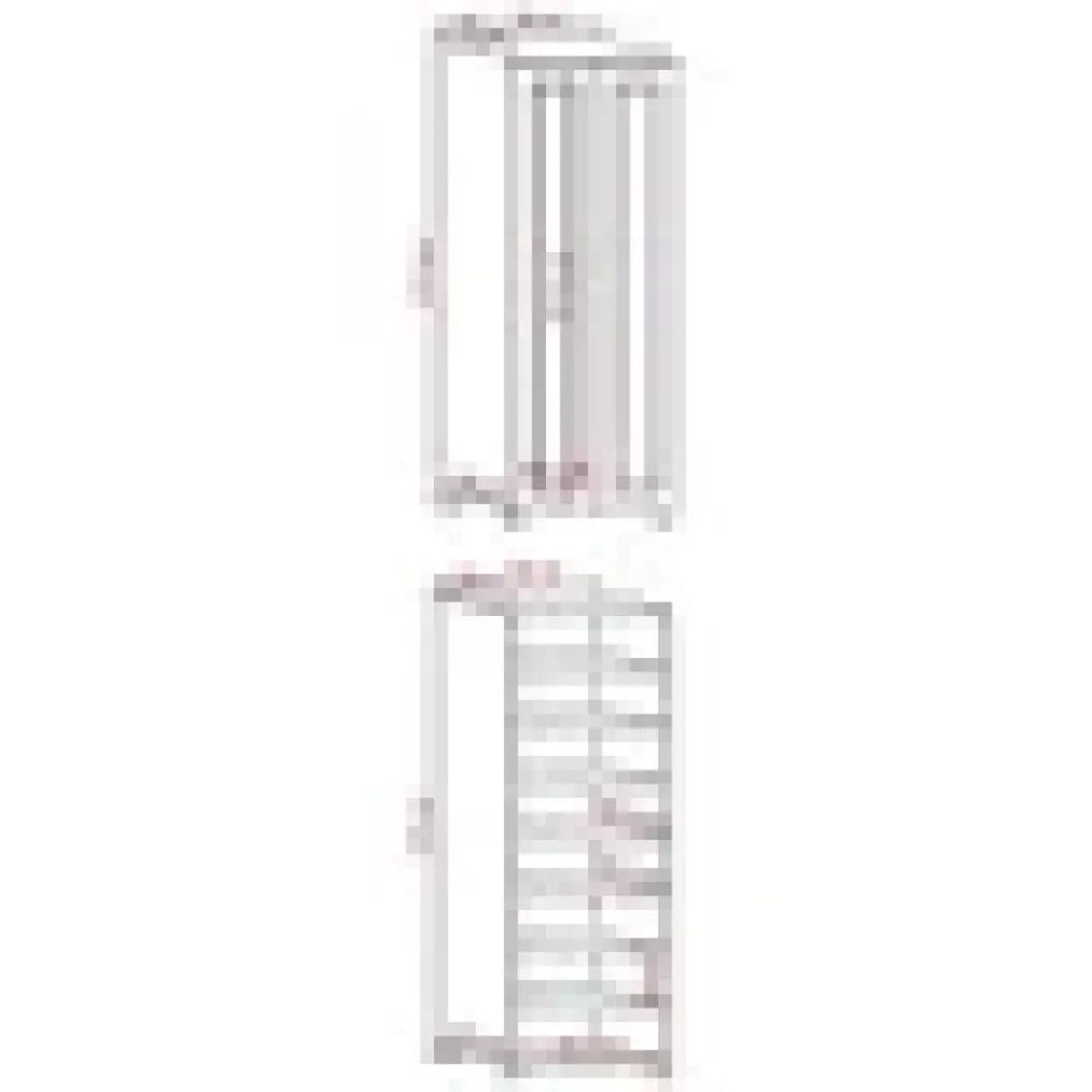 Just Home Ares 2 Kapak ve 8 Raflı Çok Amaçlı Dolap - Safir Meşe / Beyaz