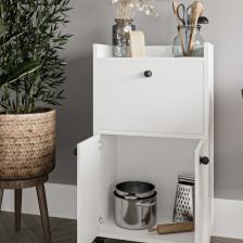 Kiler Mutfak Ve Banyo Dolabı Mikrodalga Dolabı Çok Amaçlı Dolap Beyaz