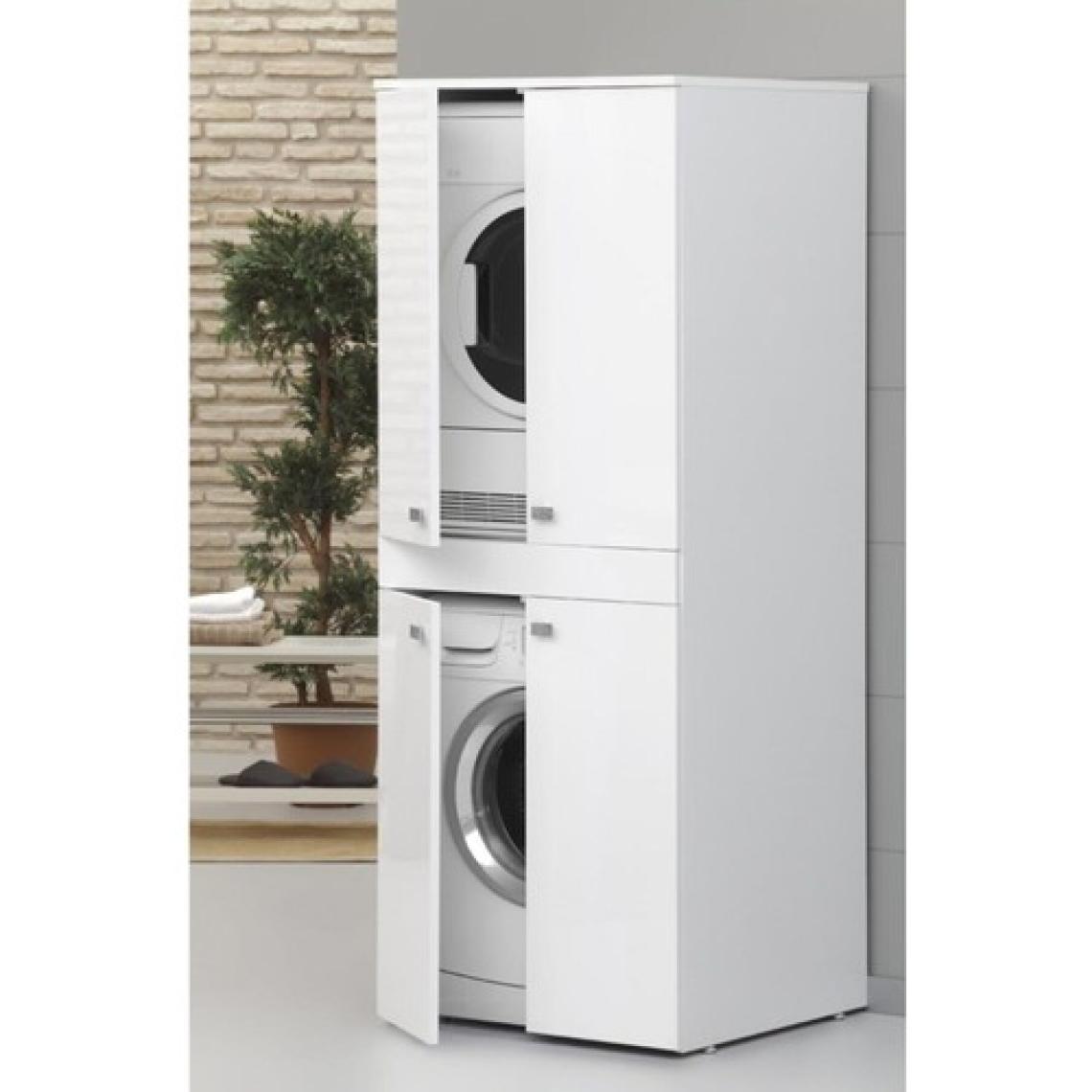 Buzkan Mdf Çamaşır Makinesi Kurutma Makinesi Dolabı 70 cm