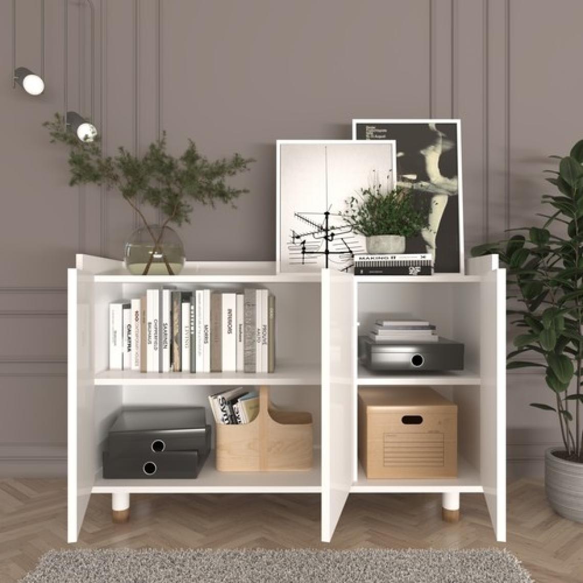 Cool Home Bono Çok Amaçlı Konsol , Kahve Köşesi Beyaz