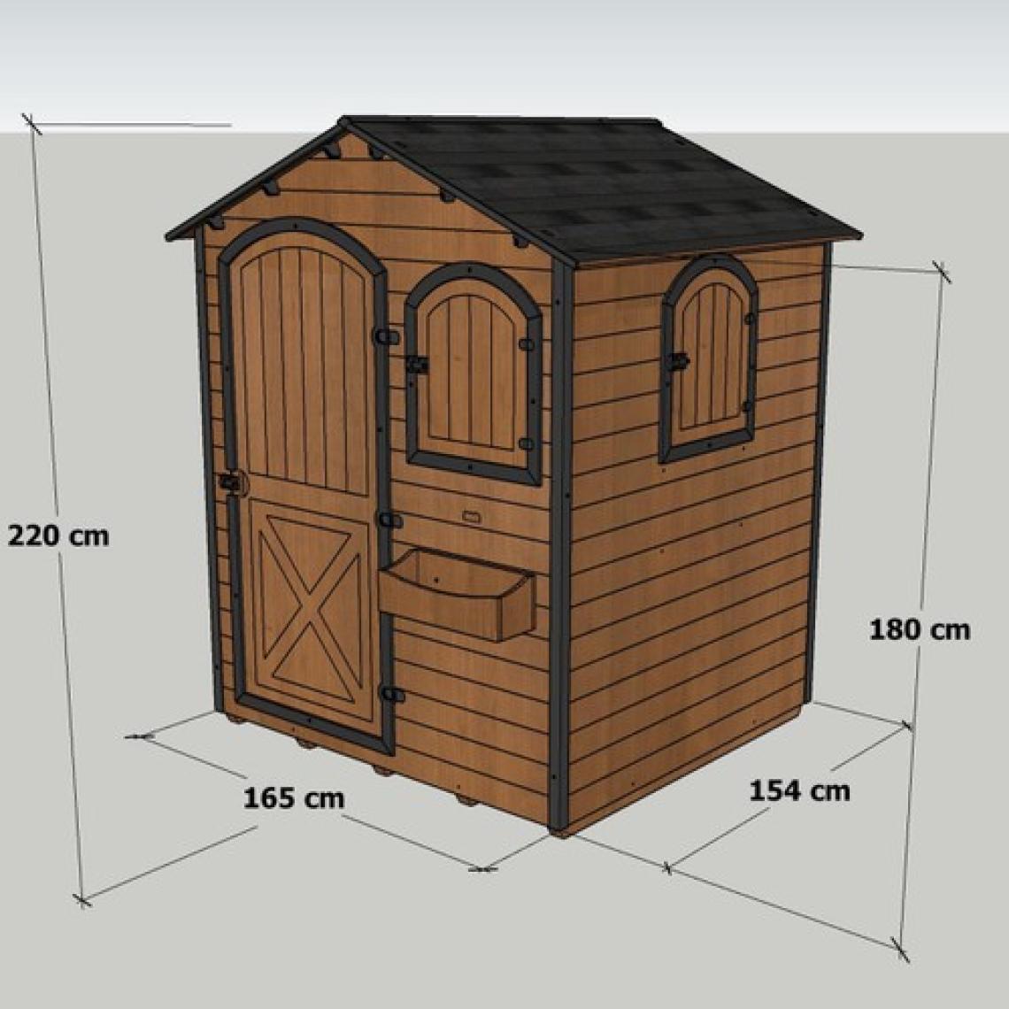 Mandu Ahşap Bahçe Deposu (Depolama Evi)