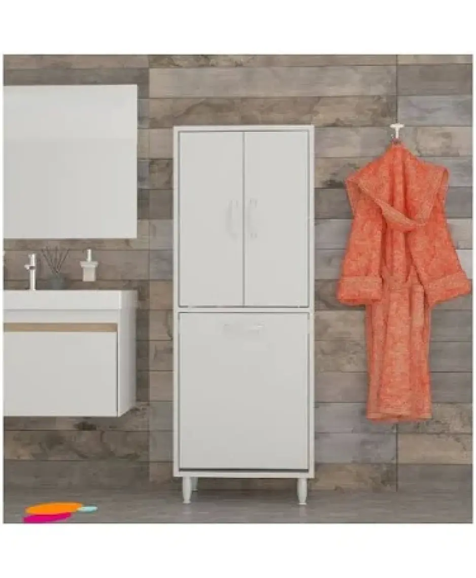 Gamzem Mutfak 55x138 Cm Mutfak Erzak Kiler Depolama Düzenleyici Dolabı