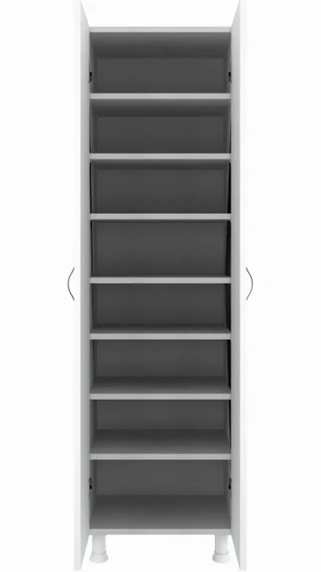 Alesta Life 2 Kapaklı 8 Raflı Çok Amaçlı Dolap