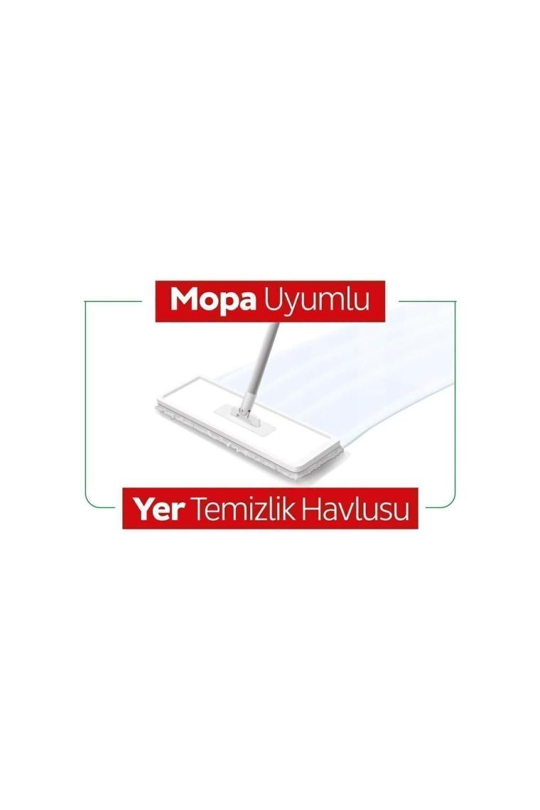Easy Clean Çamaşır Suyu Katkılı Mopa Uyumlu Yer Temizlik Havlusu&mendili 50 Yaprak