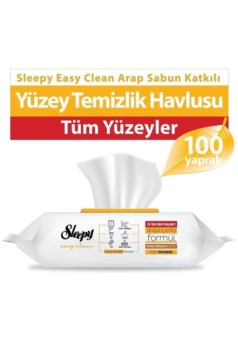 Sleepy Easy Clean Yüzey Temizlik Havlusu 100 Yaprak