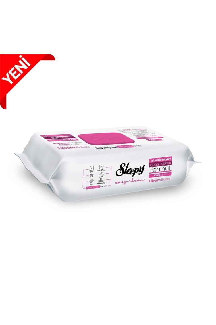 Easy Clean Lilyum Buketi Yüzey Temizlik Havlusu&mendili 100 Yaprak