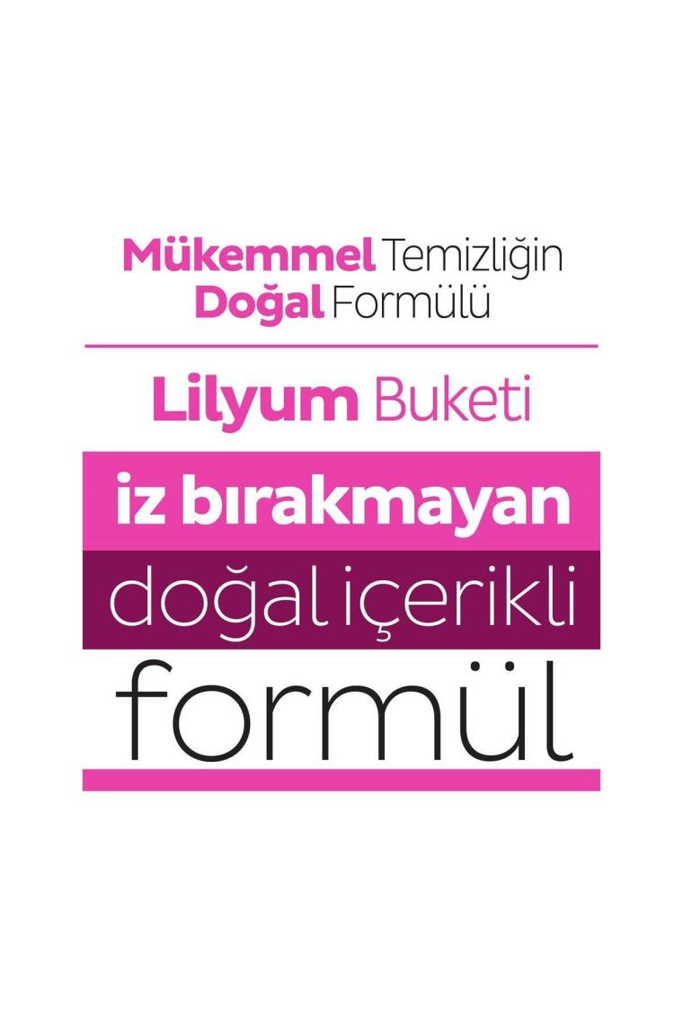 Easy Clean Lilyum Buketi Yüzey Temizlik Havlusu&mendili 100 Yaprak