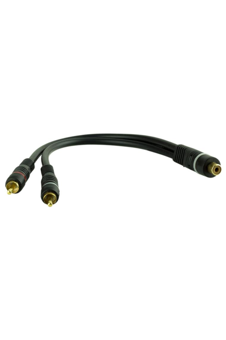 Elektromer Anfi Y Kablo 1 Dişi 2 Erkek 25 cm Kablo