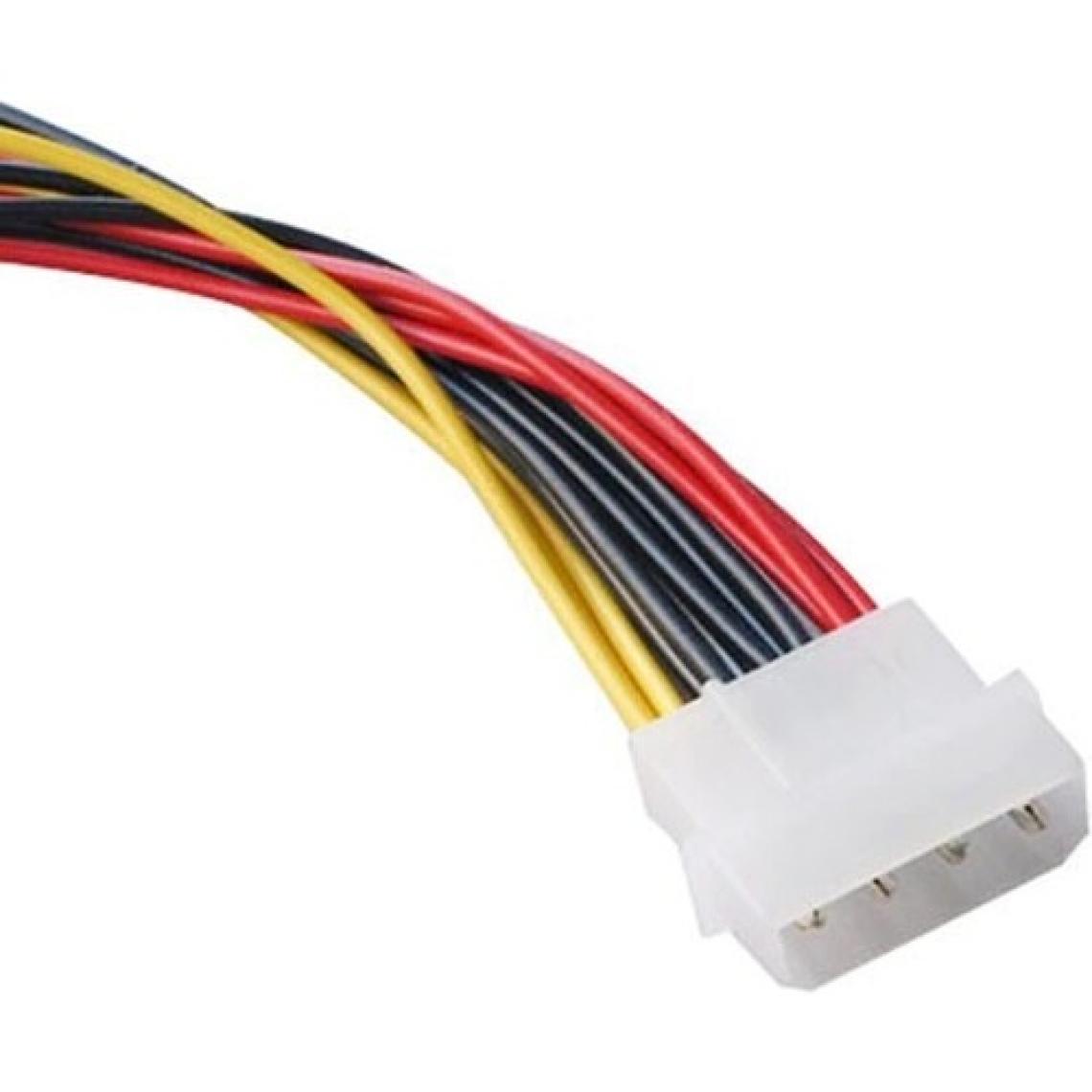 Ancheyn Üçlü 3 Port Ide Molex Sata Power HDD 4 Pin Güç Kablosu 5101