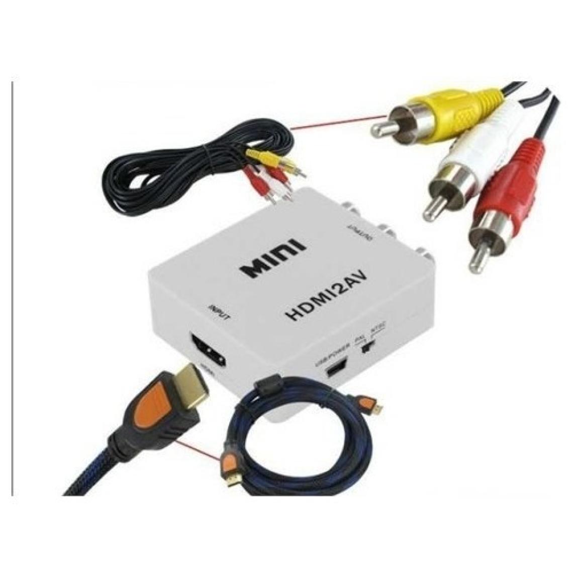 Pmr HDMI To Rca HDMI To Scart Çevirici Dönüştürücü