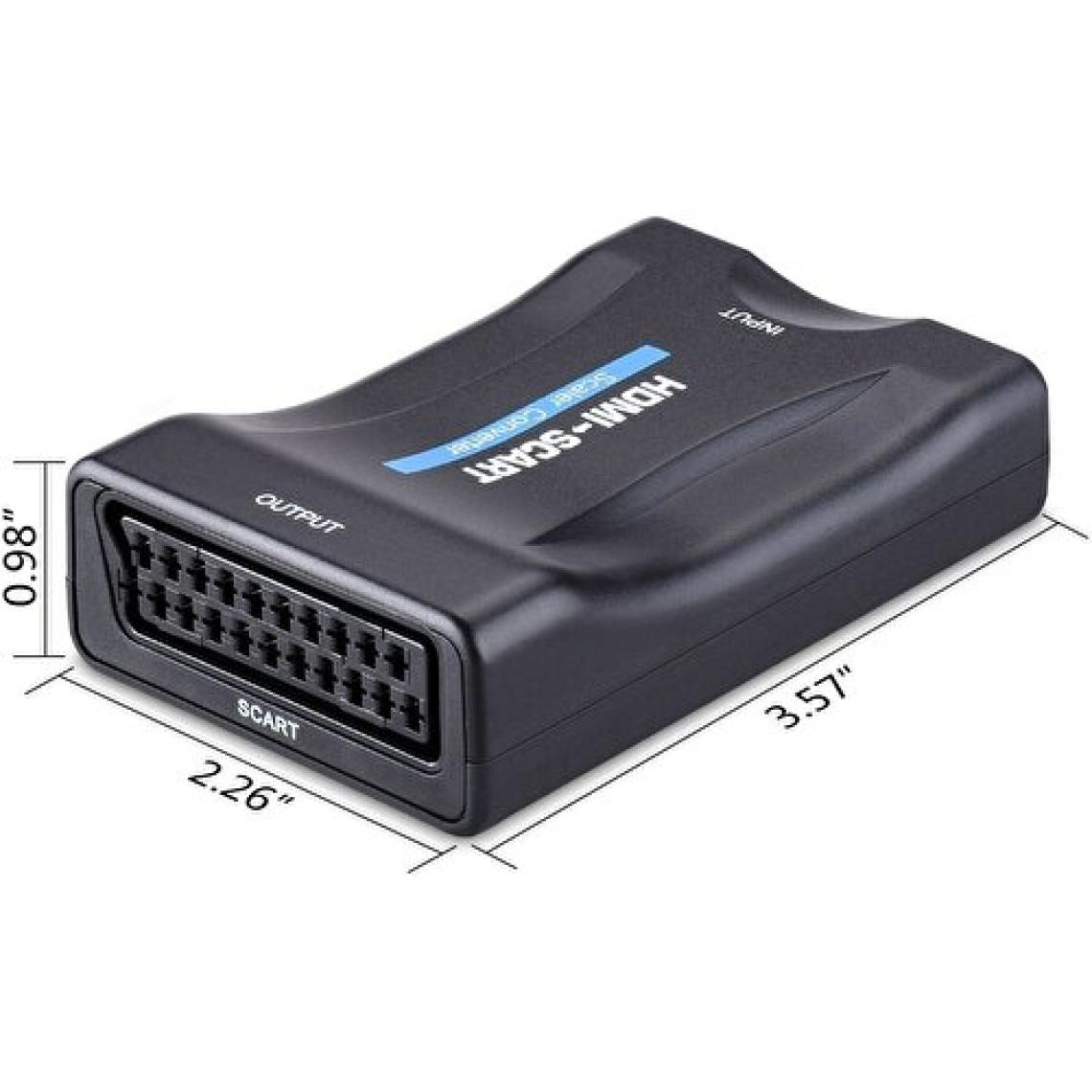 Alfais 4363 HDMI To Scart Av Video Tv Çevirici Dönüştürücü Adaptör