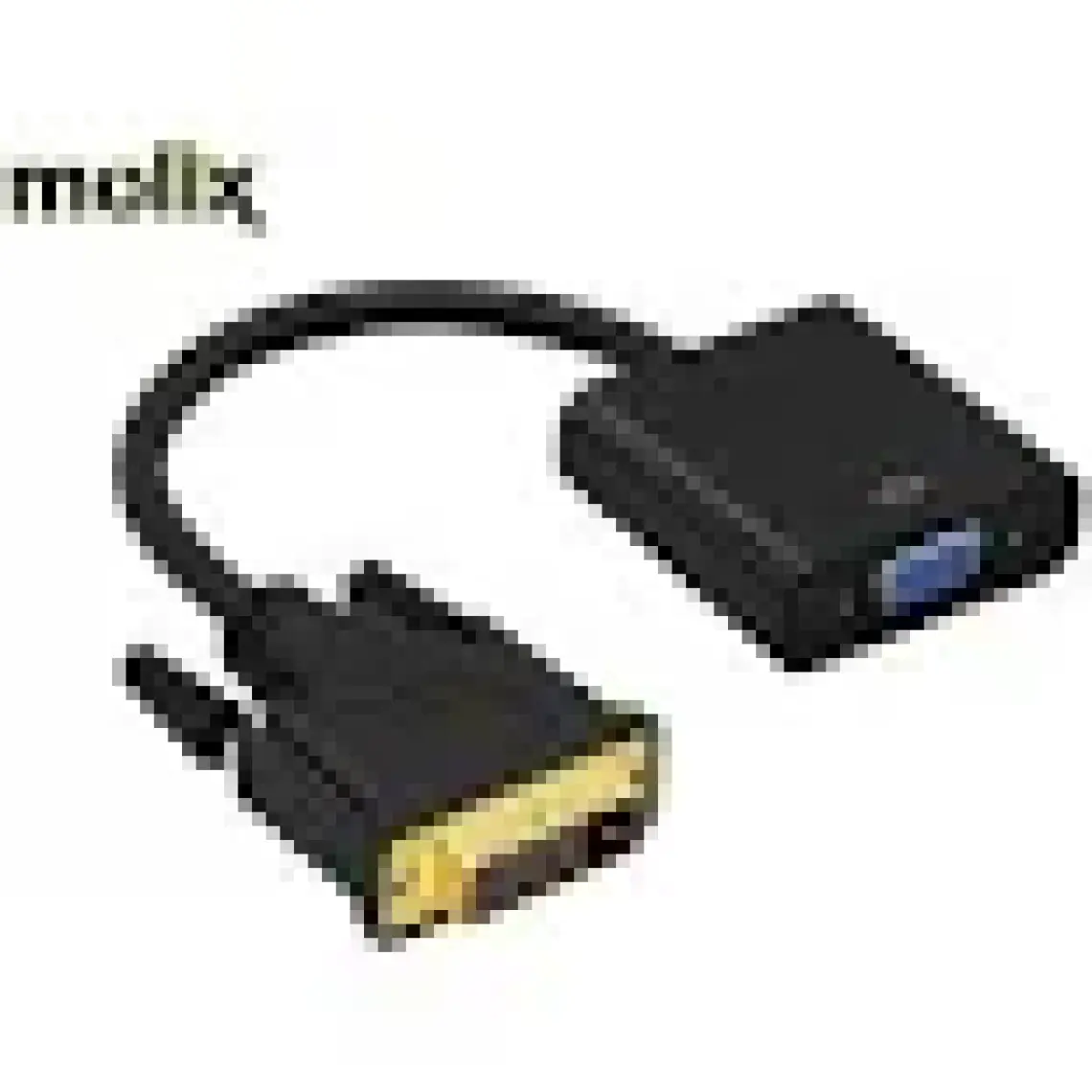 Molix MX1300 DVI To VGA Aktif Dönüştürücü Kablo (Dvı-D Erkek VGA Dişi)