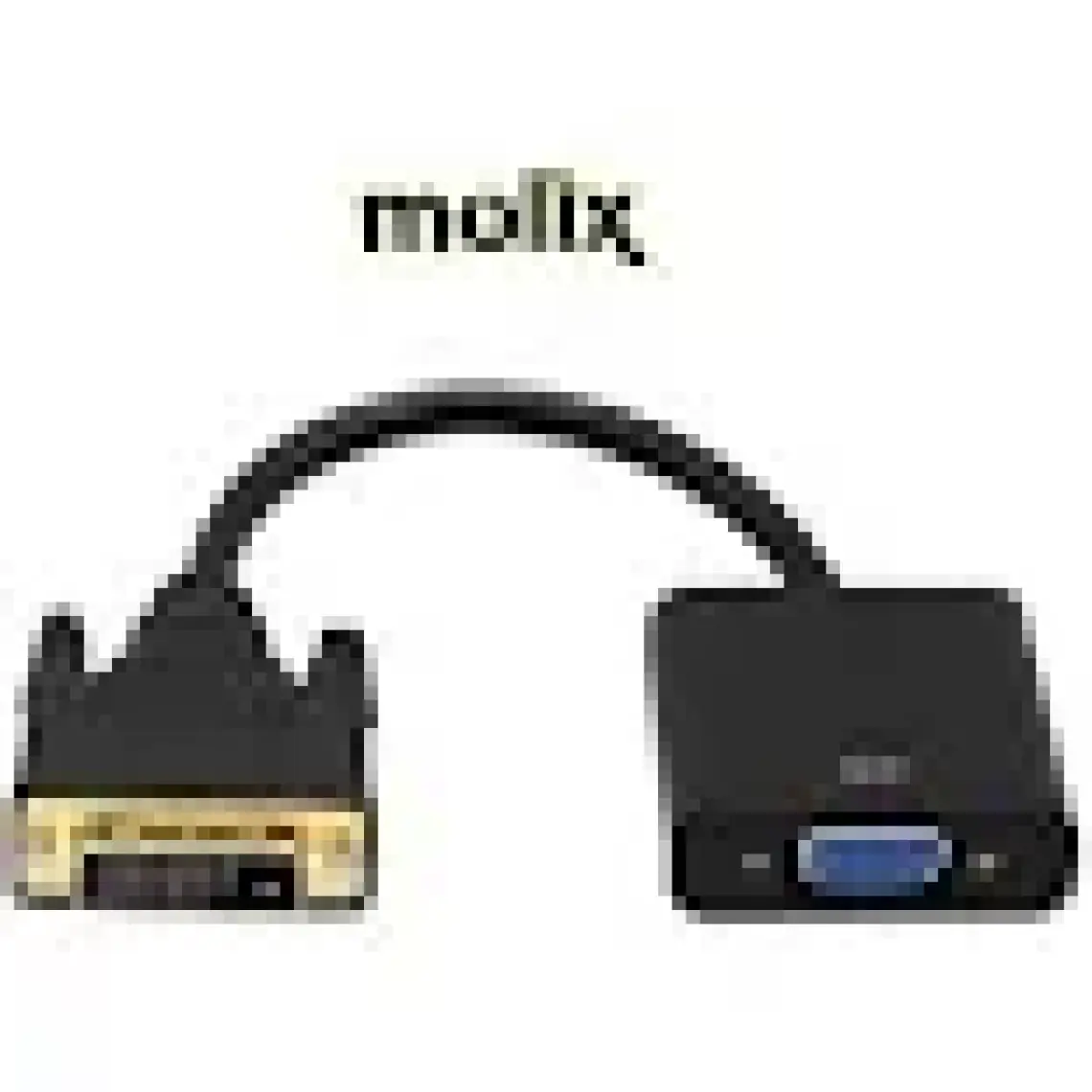 Molix MX1300 DVI To VGA Aktif Dönüştürücü Kablo (Dvı-D Erkek VGA Dişi)