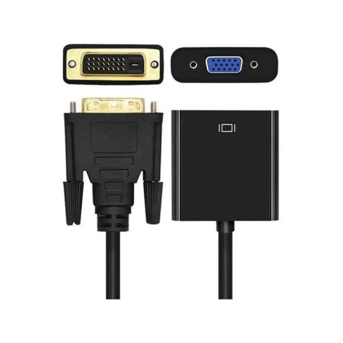 Molix MX1300 DVI To VGA Aktif Dönüştürücü Kablo (Dvı-D Erkek VGA Dişi)