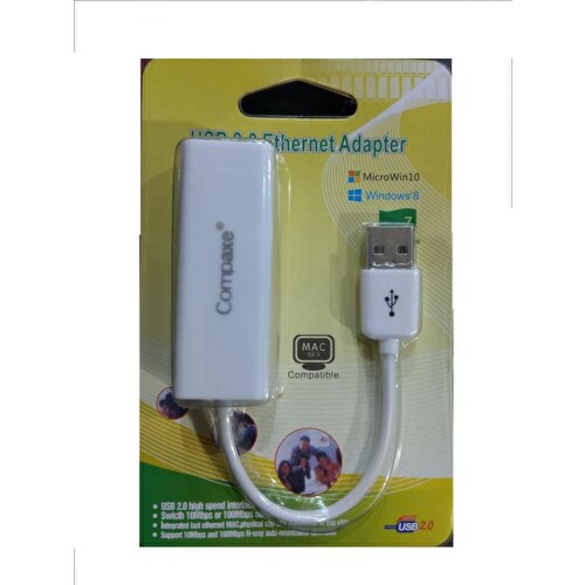 Compaxe USB - Ethernet Dönüştürücü Adaptör