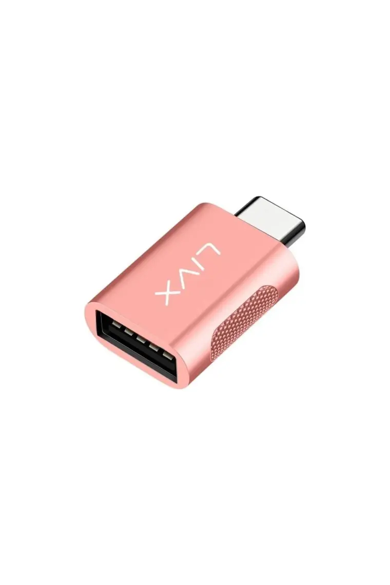 Livx USB 3.0 To Type-C Çevirici Dönüştürücü Otg Adaptör Rose Gold Otgrg