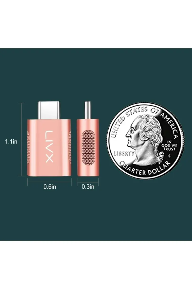 Livx USB 3.0 To Type-C Çevirici Dönüştürücü Otg Adaptör Rose Gold Otgrg
