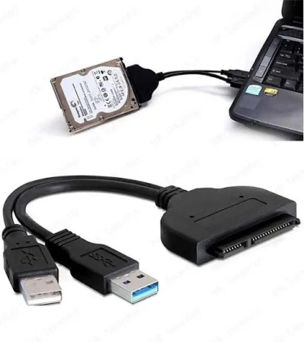 Ti-mesh Usb 3.0 + Usb 2.0 / Sata 2.5" 22 Pin Hard Disk Driver Convertor Adapter Kablo - 20Cm