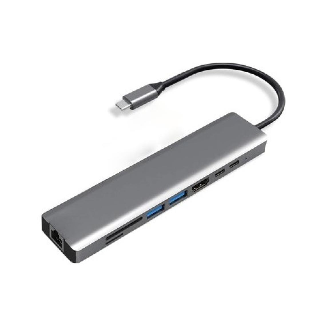 Bintech 8 In 1 Type-C To 4K HDMI Gigabit Ethernet Lan Adaptör