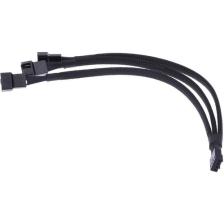 Ancheyn 4 Pin Fan Y Pwm Çoklayıcı Splitter Kablosu 3 Pin 3 Port 4303