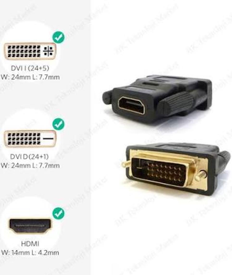 Ti-Mesh Hdmı F / Dvı (24+1) M Dönüştürücü - Gold/Black