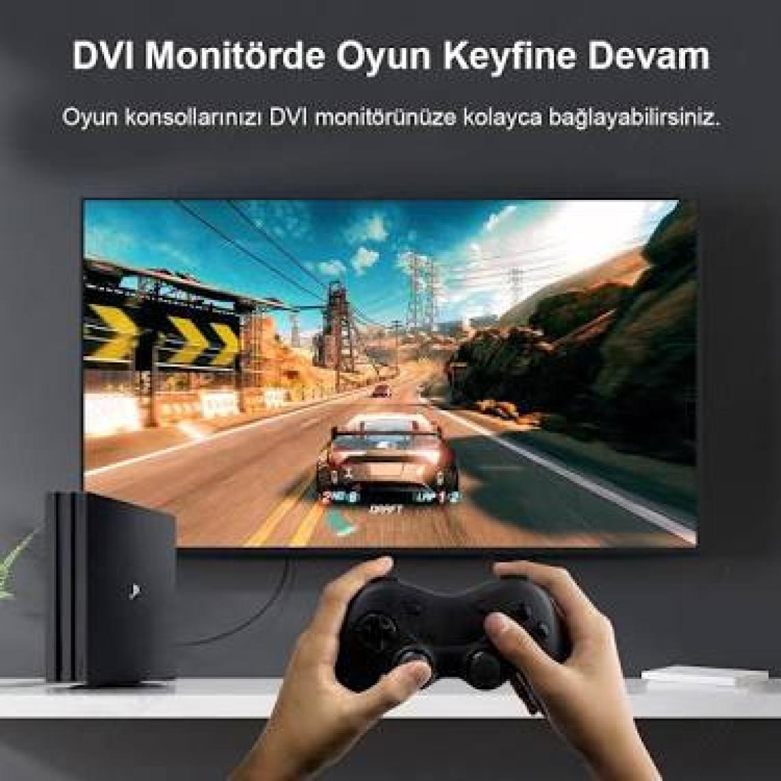 Ti-Mesh Hdmı F / Dvı (24+1) M Dönüştürücü - Gold/Black