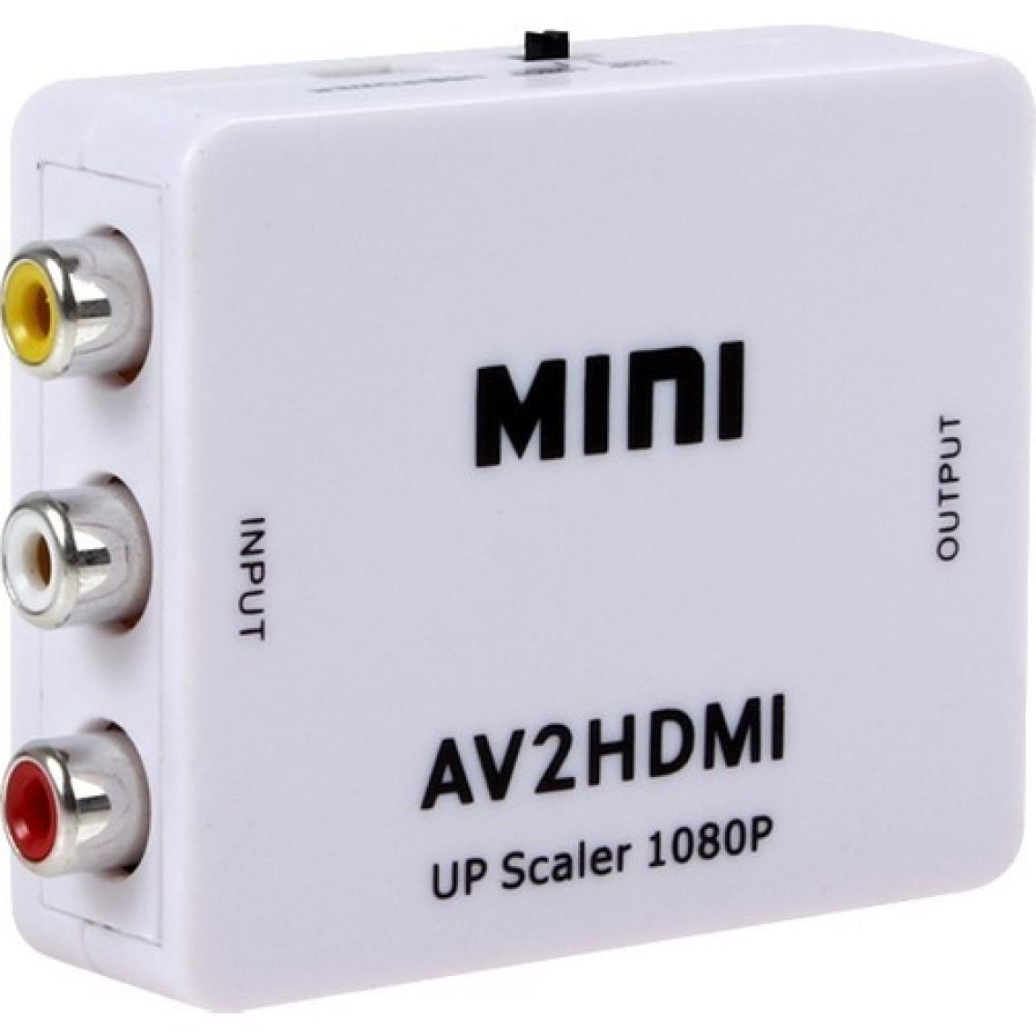 Maxgo 2120 Rca To Hdmi Tos Av Çevirici Dönüştürücü Converter 1080p Tv Tüplü Televizyon Scart Av Video