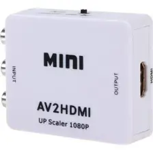 Maxgo 2120 Rca To Hdmi Tos Av Çevirici Dönüştürücü Converter 1080p Tv Tüplü Televizyon Scart Av Video