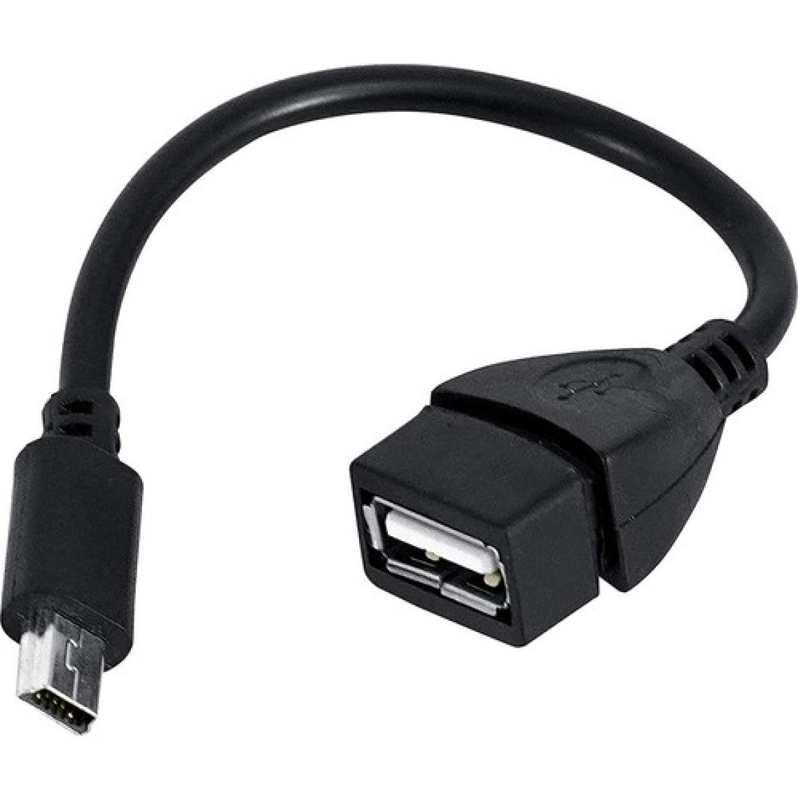 BK Teknoloji Mini USB V3 5 Pin Otg Kablosu USB Dişi Mini USB Erkek