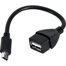 BK Teknoloji Mini USB V3 5 Pin Otg Kablosu USB Dişi Mini USB Erkek
