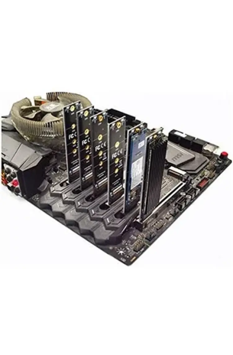 Alfais 4391 M.2 Nvme SSD Ngff To Pcie 3.0 X1 Adaptör M Key Kart Çevirici Dönüştürücü