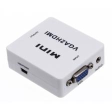 Ti-Mesh Mini Adapter Box Vga To Hdmı Hd Full 1080P Video Audio Display Converter Hdtv Pc