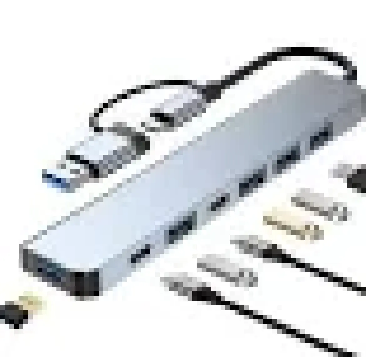 Alüminyum USB Hub 7 In 1 USB / Type-C To USB A, USB C, USB 2.0 / 3.0 Çevirici Adaptör Çok Portlu Tak Çalıştır USB Çevirici