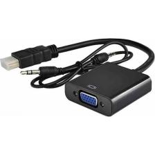 Concord Hdmi To Vga Kablo Monitör Tv Çevirici Dönüştürücü Kablo + Ses Kablo Destekli