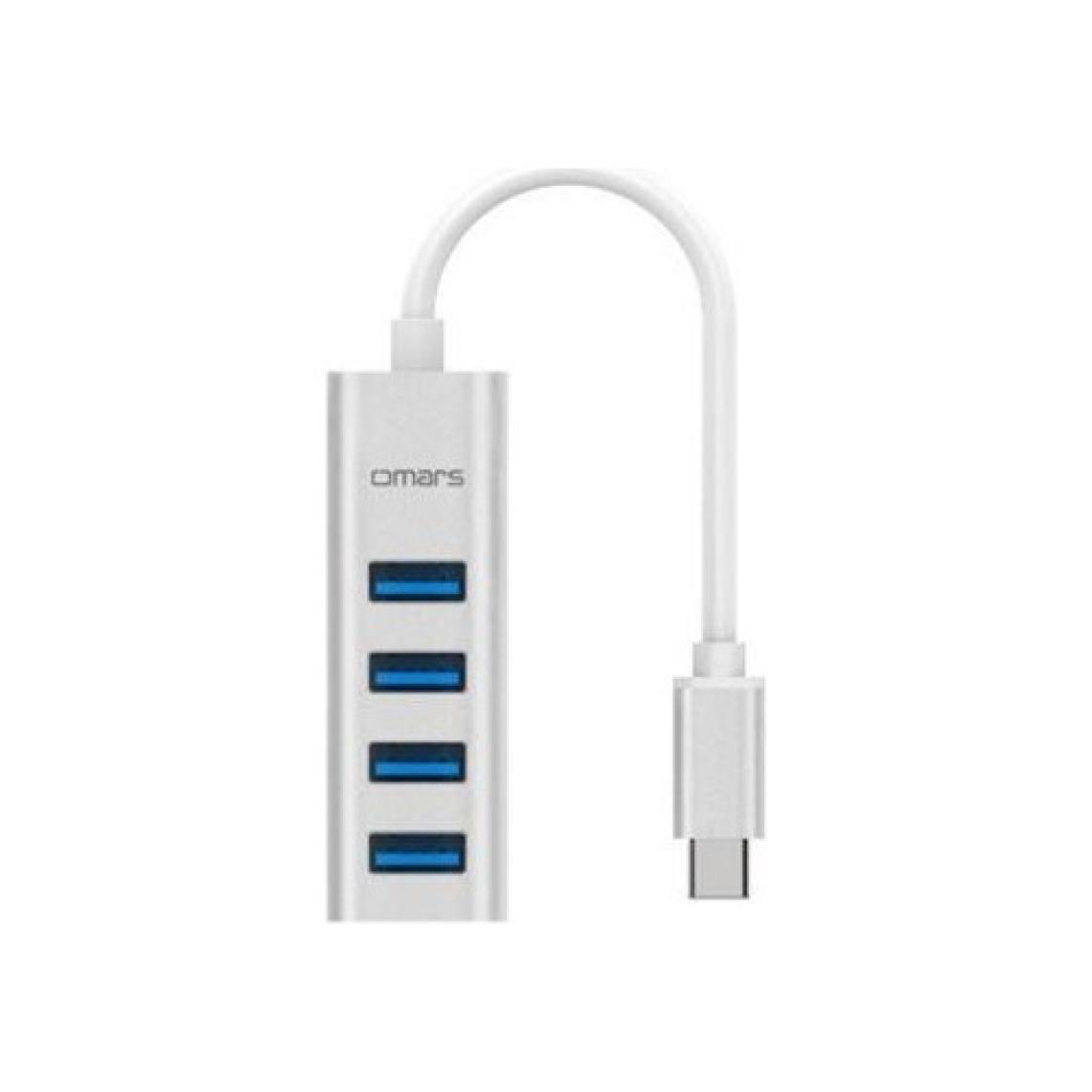 Omars Type-C To USB 3.0 4 Portlı Hub Çoklayıcı