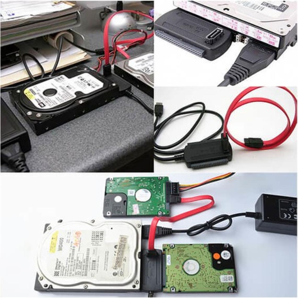 Wozlo USB Ide Sata Çevirici Dönüştürücü Adaptör