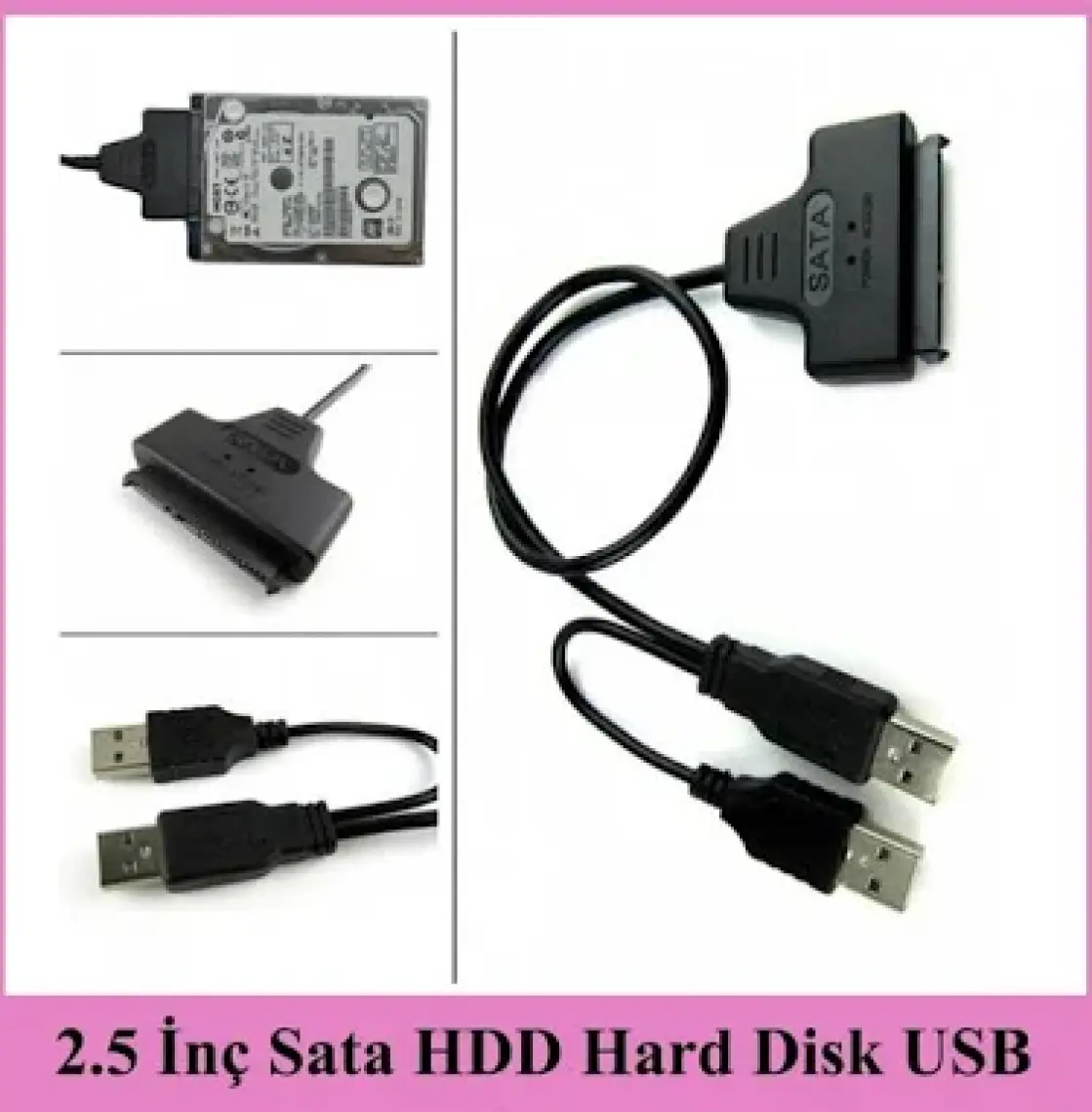 Ti-Mesh 2.5 İnç Sata Hdd Hard Disk Usb Direk Bağlama