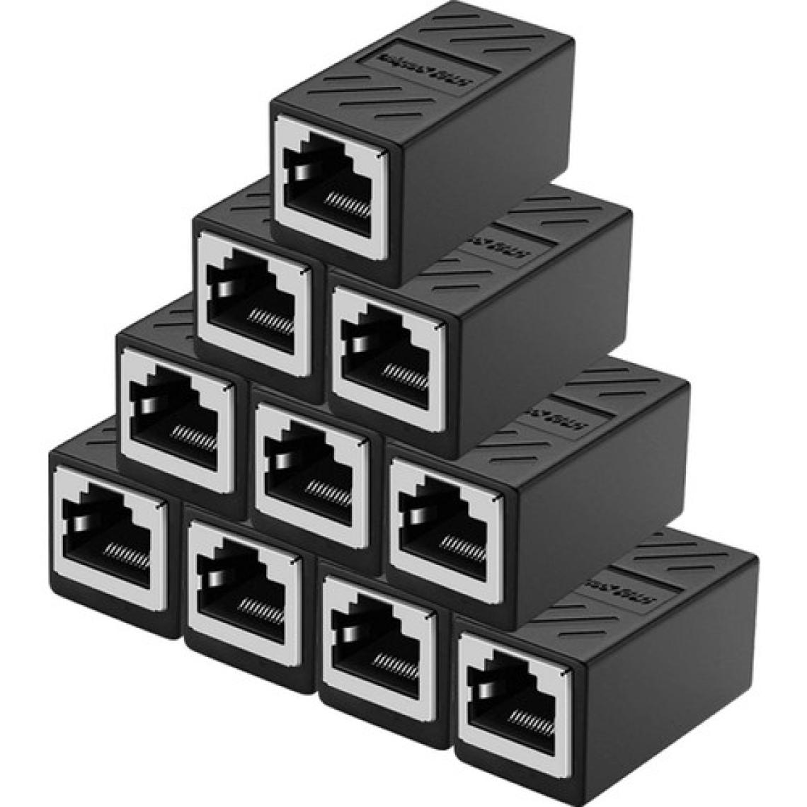 Aogo Lüx RJ45 Ara Dişi Dişi Cat5/cat6/cat7 Ethernet Lan Ağı Birleştirici Ara Aparatı Rj 45 Bağlayıcı