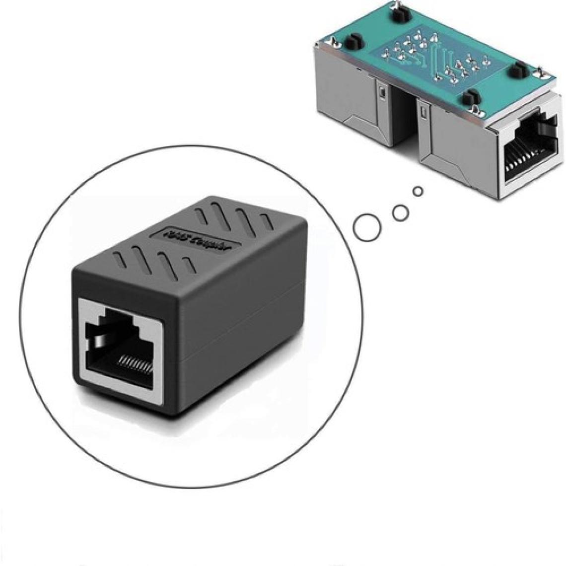 Aogo Lüx RJ45 Ara Dişi Dişi Cat5/cat6/cat7 Ethernet Lan Ağı Birleştirici Ara Aparatı Rj 45 Bağlayıcı