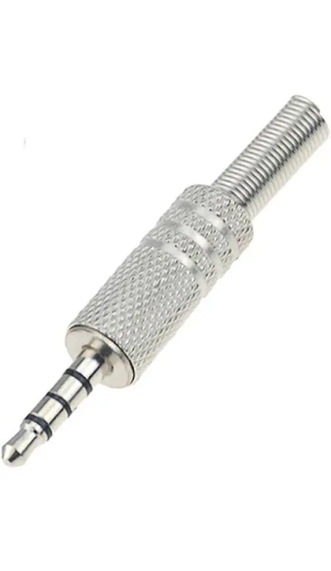 BK Teknoloji 3.5mm 4 Kutuplu Stereo Jak Fişi Ses Kulaklık Için Lehim Konektörü